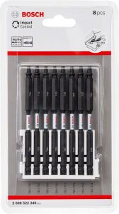 Bosch Impact T20-T25 110 mm Torx Çift Taraflı 8'li Bits Set 2608522349