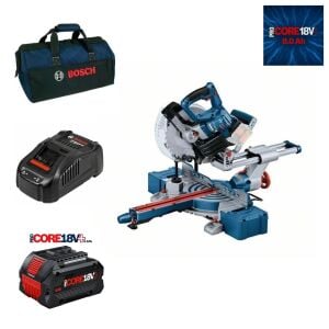 Bosch GCM 18V-216 D Tek Akülü Gönye Kesme Makinesi 8 Amper Bez Çantalı