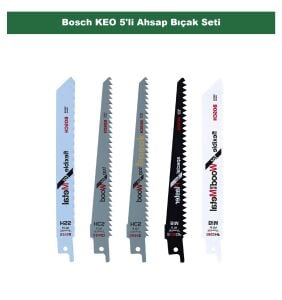 Bosch KEO 5'li Ahsap bıçak seti F016800307