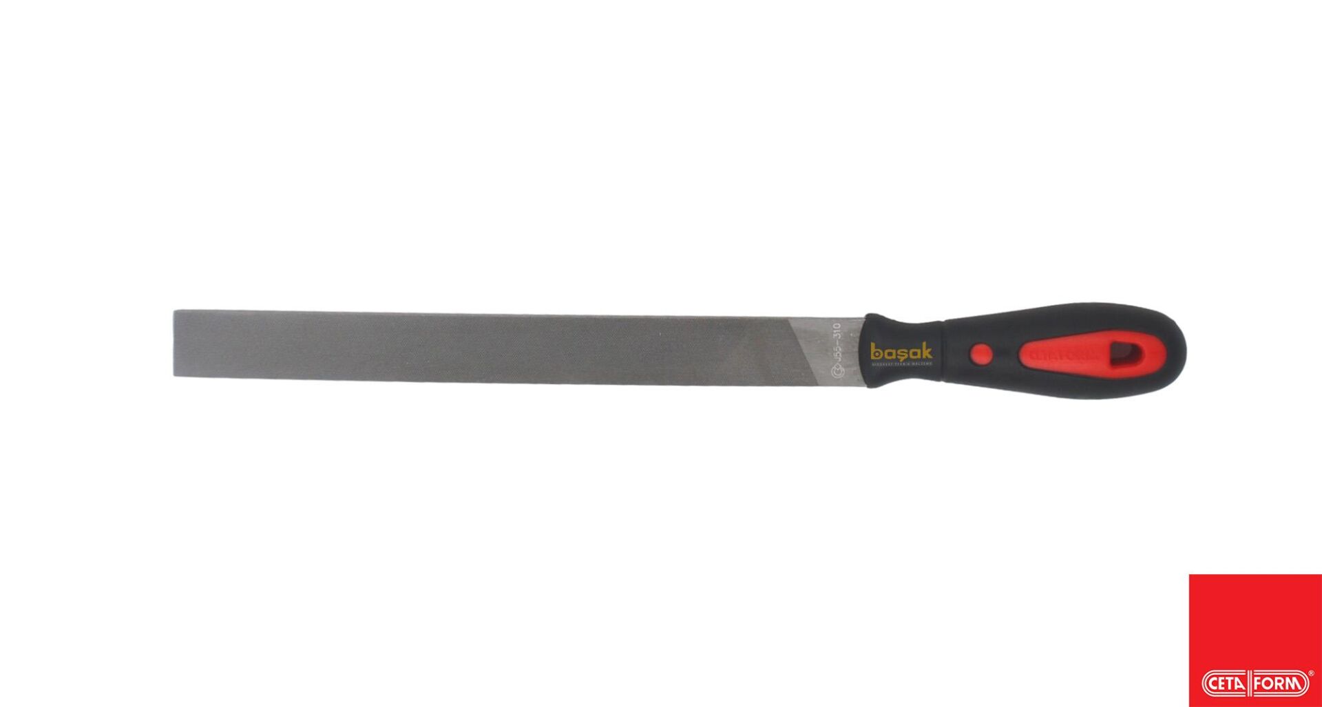 Ceta Form 250 mm 10'' Saplı Standart Lama Eğe İnce Diş J55-310H