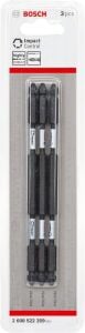 Bosch Impact PZ2 150 mm Çift Taraflı 3'lü Bits Uç 2608522359