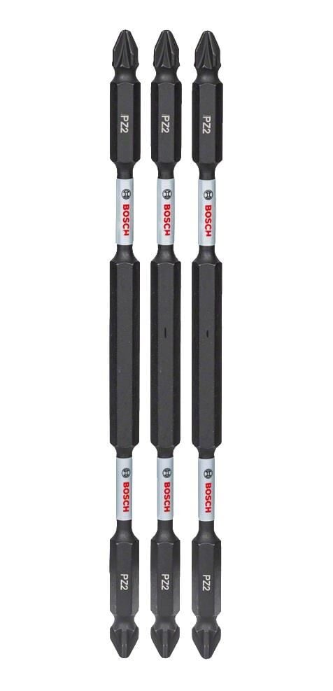 Bosch Impact PZ2 150 mm Çift Taraflı 3'lü Bits Uç 2608522359
