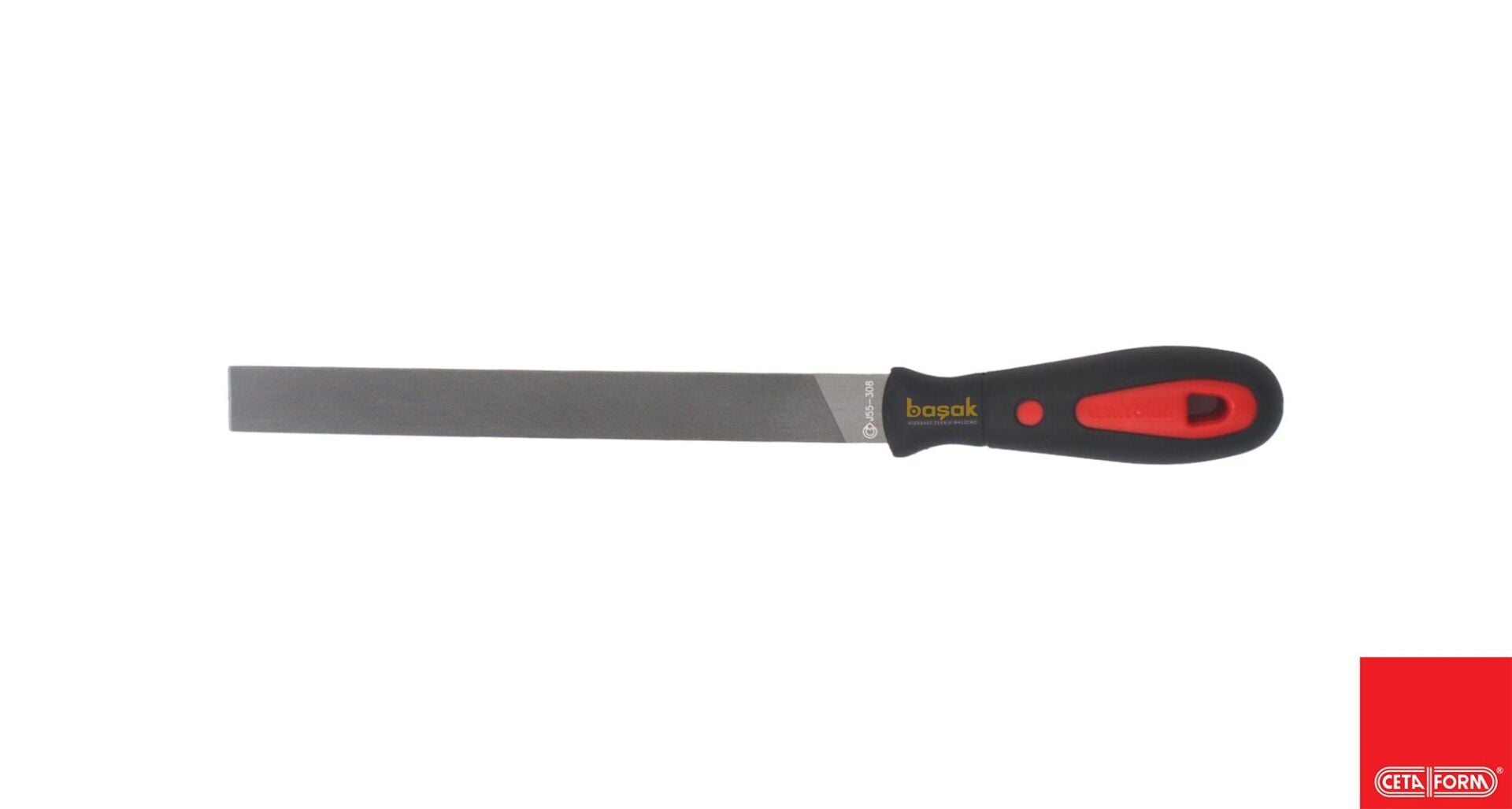 Ceta Form 200 mm 8'' Saplı Standart Lama Eğe İnce Diş J55-308H