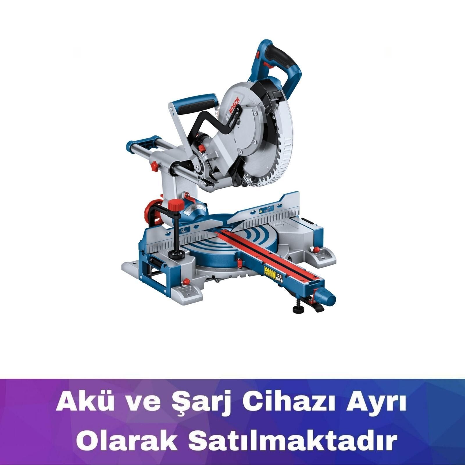 Bosch GCM 18V-254 D Gönye Kesme Makinesi (Akü ve şarj yoktur) 0601B51100