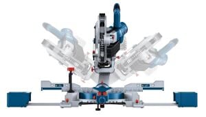 Bosch GCM 18V-254 D 1x8 Ah Procore 18V+ Akülü Gönye Kesme Bez Çantalı