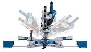 Bosch GCM 18V-254 D 1x8 Ah Procore 18V Akülü Gönye Kesme Bez Çantalı