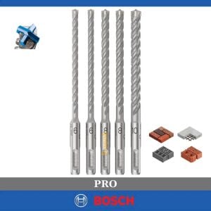 Bosch SDS plus-5X Matkap Ucu Seti (6,6,8,8,10 x 160 mm) 5 Parça 2608833911