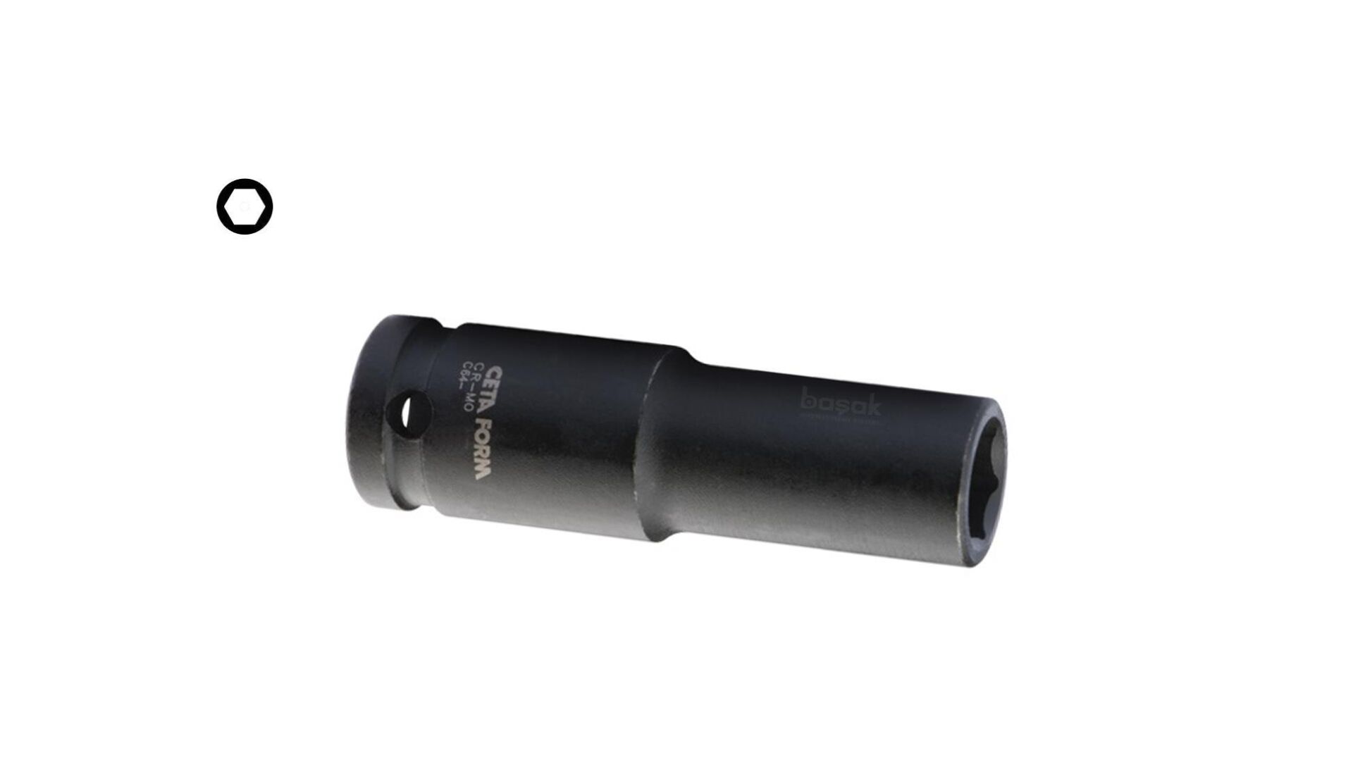 Ceta Form 8 mm 1/2” 6 Köşe Derin Havalı Lokma Anahtar C64-H08