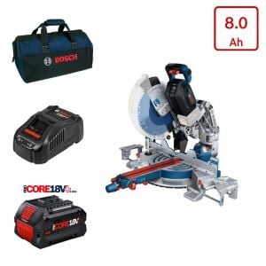 Bosch GCM 18V-305 GDC Tek Akülü Gönye Kesme Makinesi 8 Amper Tek Akülü