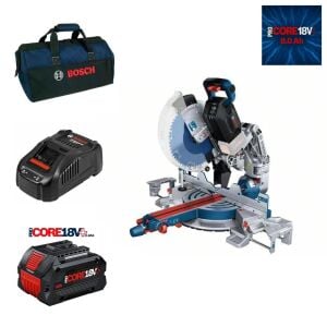 Bosch GCM 18V-305 GDC Tek Akülü Gönye Kesme Makinesi 8 Amper Tek Akülü