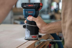 Bosch GKF 18V-8 + TE 600  Akülü Dik Freze L-Boxx (Solo) 06016C2003