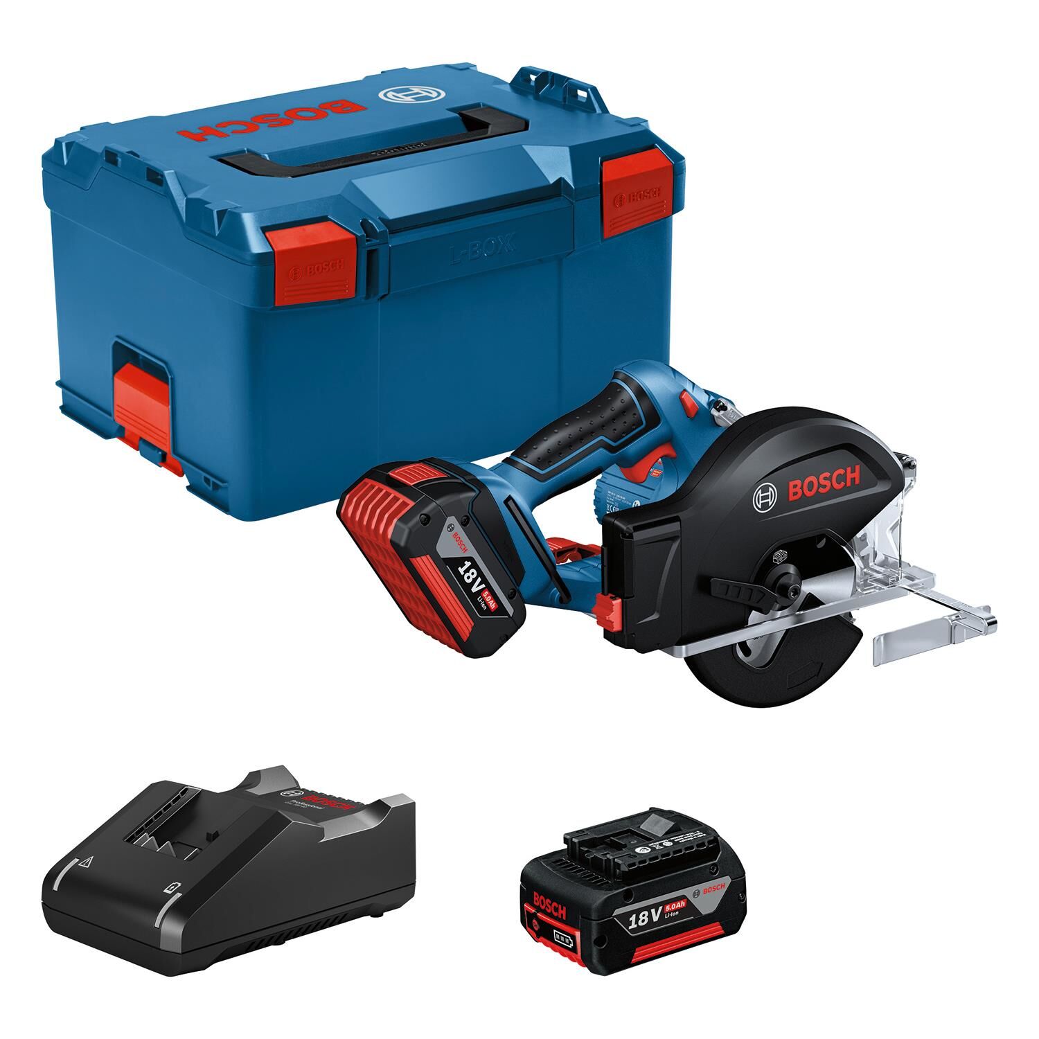Bosch GKM 18V-50 2x5 Ah Akülü Metal Daire Testere 06016B8002