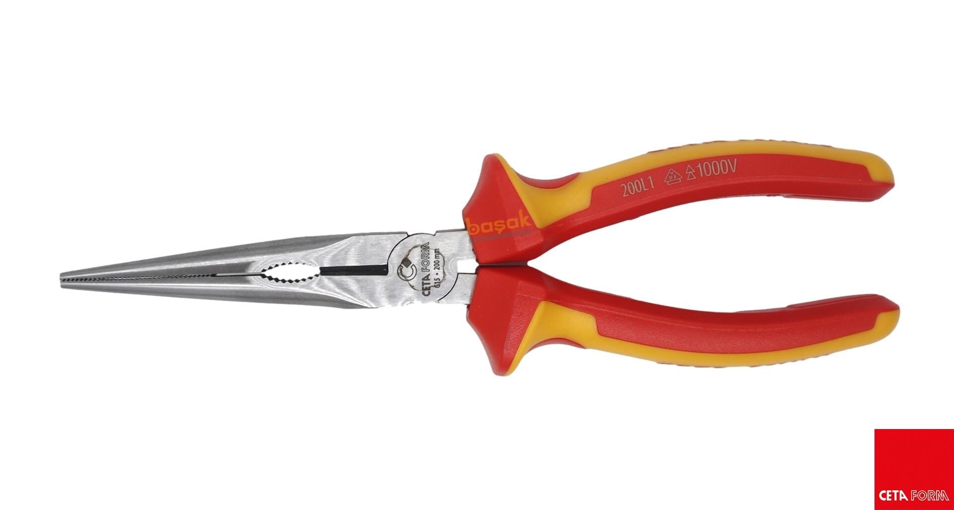 Ceta Form 1000V VDE Polisajlı 200mm Kargaburun  G15-48-0200