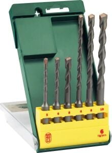 Bosch SDS Plus Matkap Ucu Seti 6 Parça 5/6/8x110mm 6/8/10x160mm 2607019447
