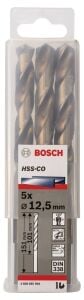 Bosch HSS-Co 12,5 mm 5'li Kobaltlı Matkap Ucu 2608585904