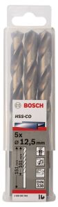 Bosch HSS-Co 12,5 mm 5'li Kobaltlı Matkap Ucu 2608585904