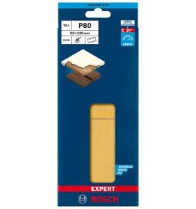 Bosch Expert C470 93 x 230 mm 10'lu 80 Kum Zımpara Kağıdı 2608900835