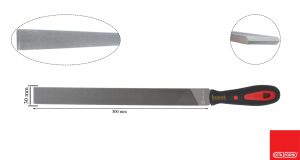 Ceta Form 300 mm 12'' Saplı Standart Lama Eğe Kalın Diş J55-112H