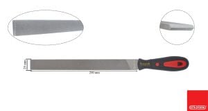Ceta Form 250 mm 10 '' Saplı Standart Lama Eğe Kalın Diş J55-110H