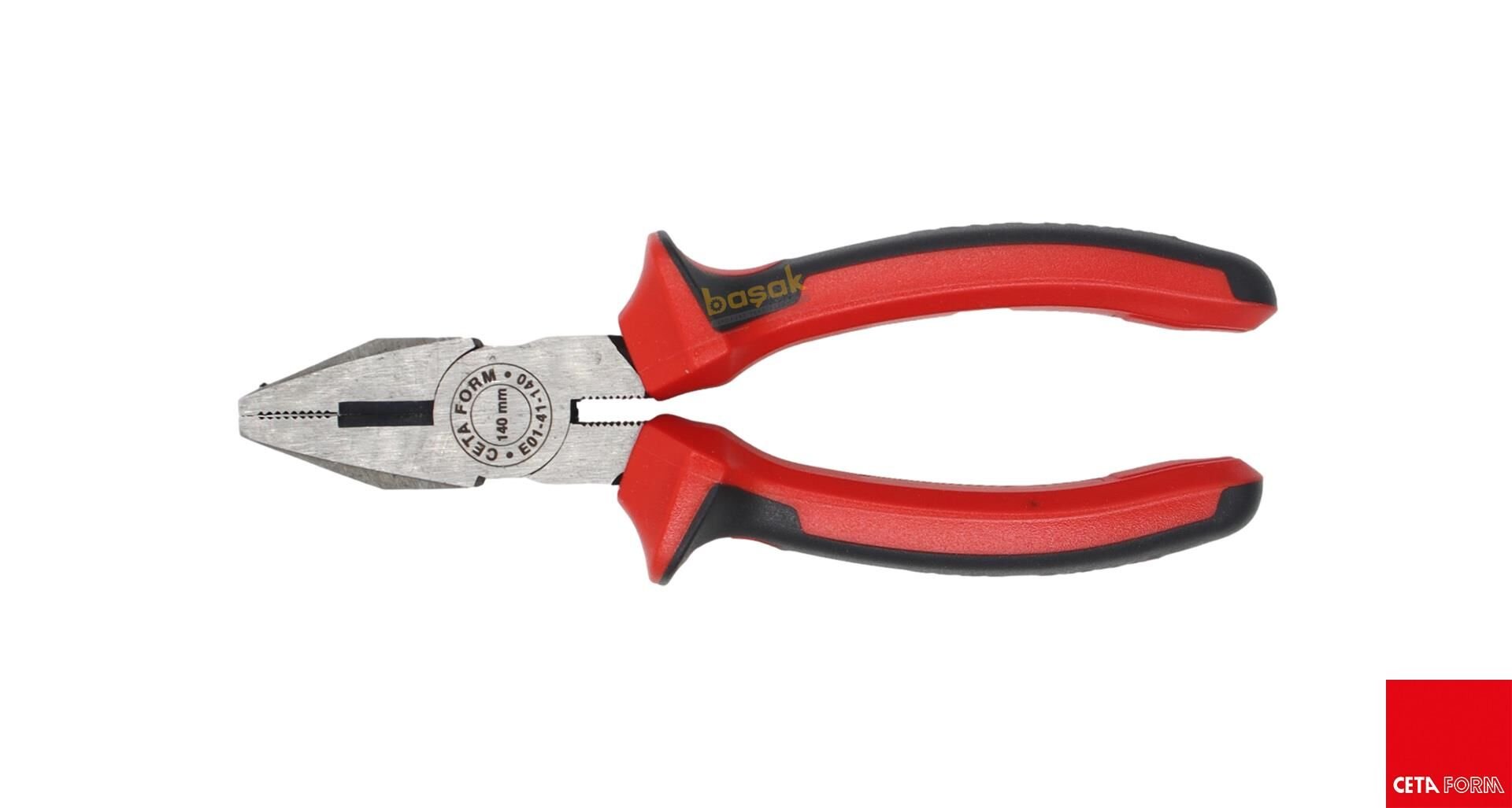 Ceta Form 140 mm Parlak Krom Kombine Pense E01-41-0140