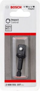 Bosch Impact 1/4'' bitsden 1/2'' Kare girişli Lokma Adaptörü