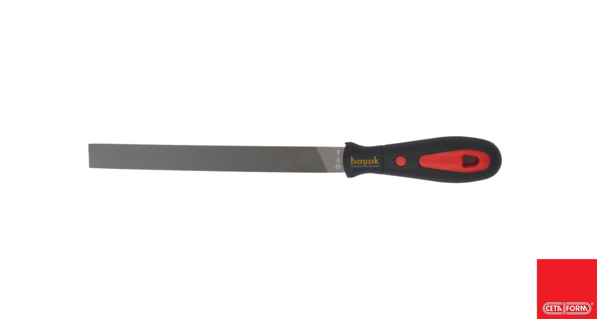 Ceta Form 200mm 8'' Saplı Standart Lama Eğe Kalın Diş J55-108H