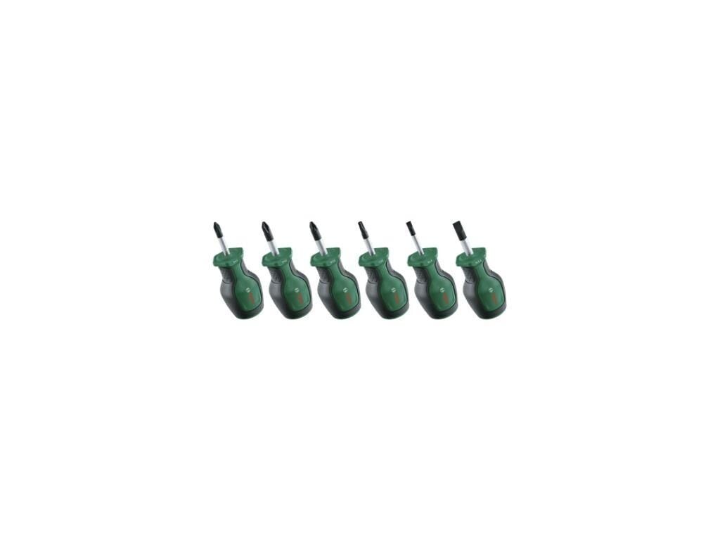 Bosch 6 Parça Kısa Tornavida Seti 1600A032UK