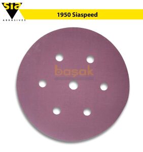 Sia 1950 Siaspeed 150 mm 360 Kum 7 Delikli Cırtlı Zımpara Kağıdı 100'lü