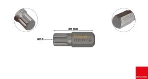 Ceta Form H10 XZN M10 x 30 mm Bits Uç CB/3010G