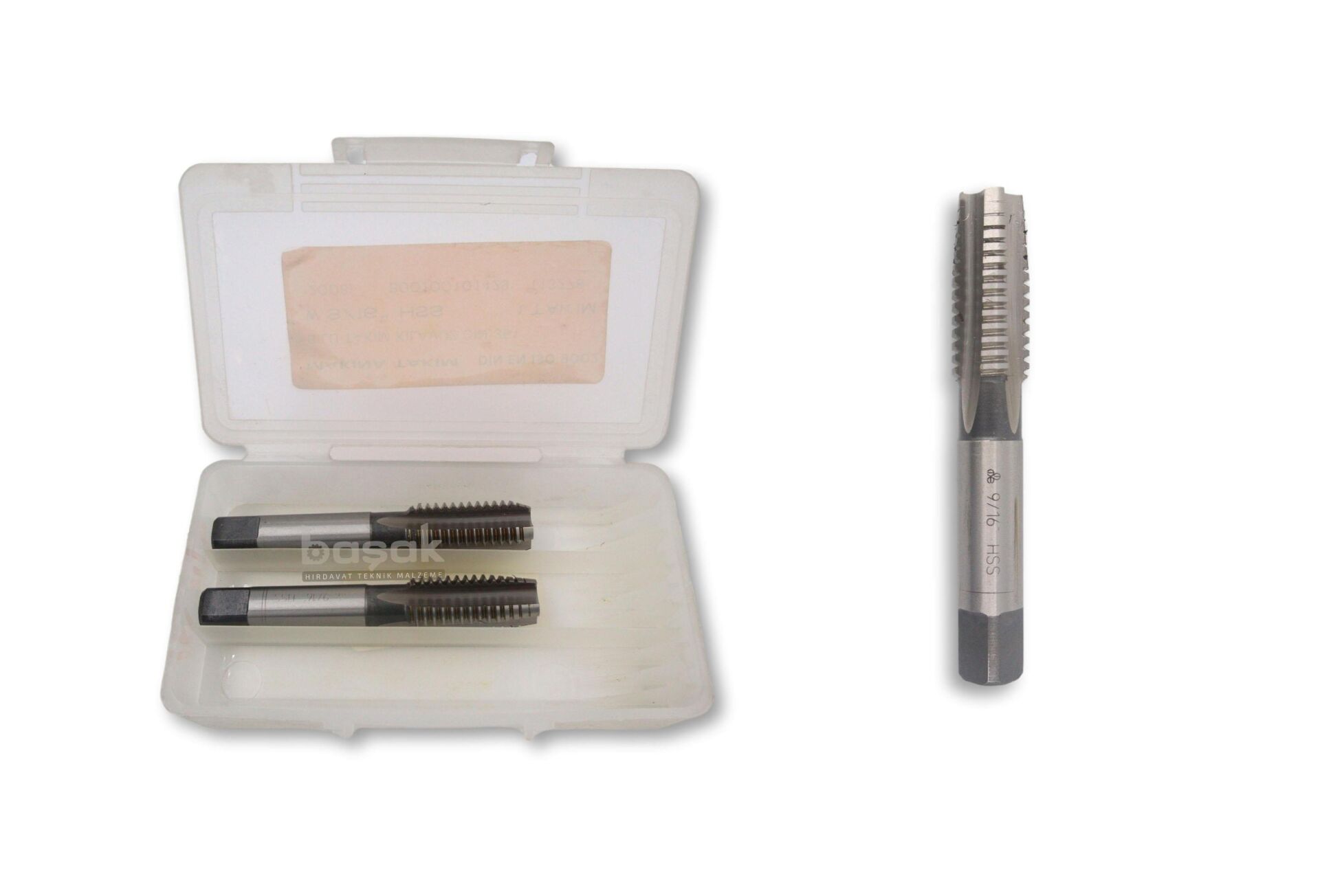 MTE W 9/16 Normal Vidalı El Kılavuzu 3’lü HSS DIN 351