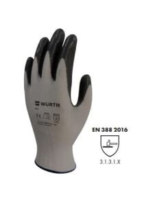 Nitril Mekanikçi Eldiveni Siyah No:9 L Würth