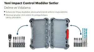 Bosch Pick and Click Boş Bits Uç Kutusu Büyük Boy (L) 2608522363