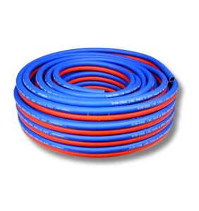 Oksijen Hortumu Çiftli Yanmaz 8mm ISO 3821 Sel 1 Metre