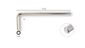 Ceta Form 2 mm L Kısa Allen (Alyan) Anahtar L/2