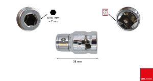 Ceta Form 1/2″ Bits Tutucu Lokma – 5/16″ Bits Uçlar İçin BT/8007