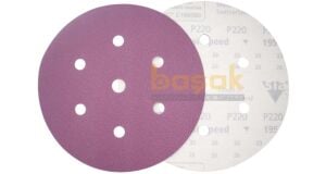 Sia 1950 Siaspeed 150 mm 220 Kum 7 Delikli Cırtlı Zımpara Kağıdı 100'lü