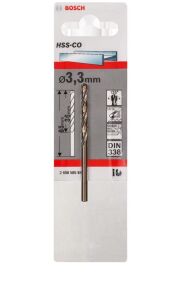 Bosch HSS-Co 3,3 mm Kobaltlı Matkap Ucu 1'li 2608585844