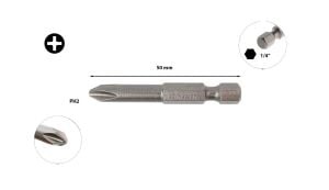 Ceta Form PH2 x 50 mm Yıldız Bits Uç CB/492