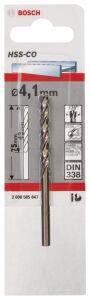 Bosch HSS-Co Kobaltlı Matkap Ucu 4,1 mm 1'li 2608585847
