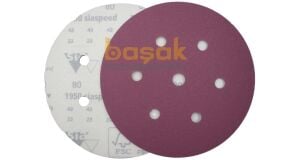 Sia 1950 Siaspeed 150 mm 80 Kum 7 Delikli Cırtlı Zımpara Kağıdı 100'lü