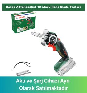 Bosch AdvancedCut 18 (Akü ve Şarj Yoktur) Akülü Nano Blade Testere 06033D5100