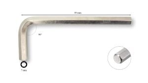 Ceta Form 7 mm L Kısa Allen (Alyan) Anahtar L/7