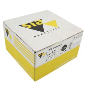 Sia 1950 Siaspeed 150 mm 40 Kum 7 Delikli Cırtlı Zımpara Kağıdı 50'li