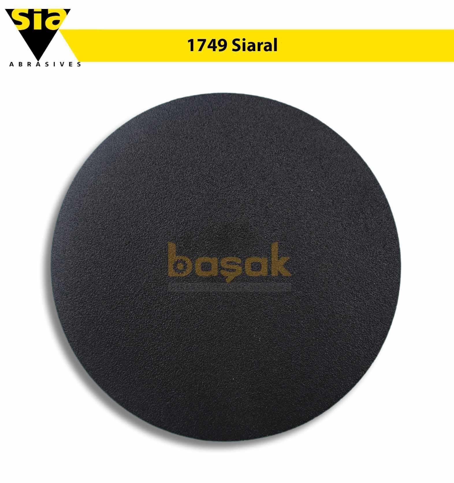 Sia 1749 Siaral 115 mm 40 Kum Deliksiz Zımpara Kağıdı 100'lü