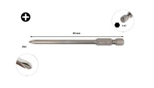 Ceta Form PH1 x 90 mm Ekstra Uzun Yıldız Bits Uç CB/901