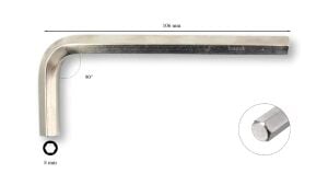 Ceta Form 8 mm L Kısa Allen (Alyan) Anahtar L/8