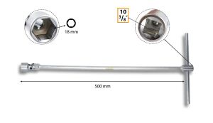 Ceta Form 18 mm T Saplı Oynar Başlı Lokma B32-18