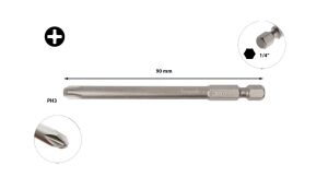 Ceta Form PH3 x 90 mm Ekstra Uzun Yıldız Bits Uç CB/903