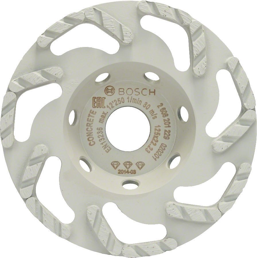 Bosch Çanak Disk Best for Concrete Speed 125 mm 2608201229