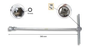 Ceta Form 19 mm T Saplı Oynar Başlı Lokma B32-19